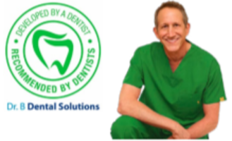 Dr. B Dental Solutions on Blurred image.